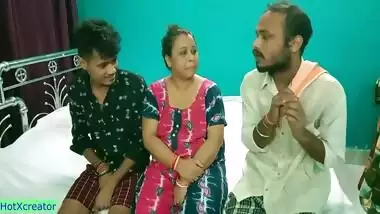 Aunty Shared! Hindi Latest Xxx Threesome Sex