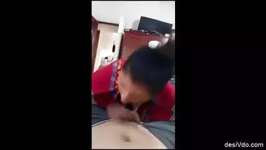 Horny desi wife sucks cock like PORNSTAR