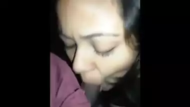 Cute Desi GF sucking BF cock