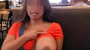 Banarasisex - Desi nri hot show at restaurant before food arrives indian sex video