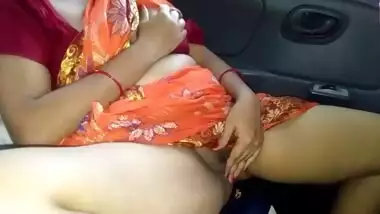 Best friend’s stepmom riding my dick in a car