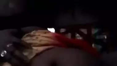 Indian whore doesn't cover body and shows it off on camera with smile