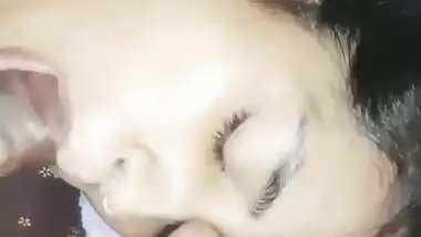 Desi Skinny Bhabhi Blows A Big Dick & Get Fucked Her Creamy Pussy