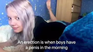 Stepsister Caught My Morning Erection