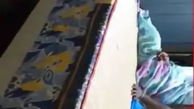 Indian maid handjob and cum