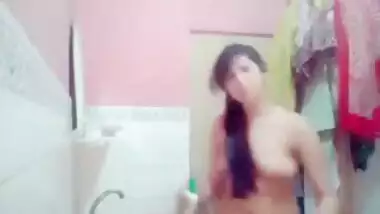 Naughty Indian horny girl fucking her pussy with a zucchini