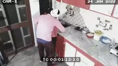 Owner and maid caught in cctv