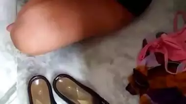 Desi Wife Nude Bath