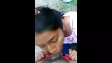 Chennai college teen outdoor blowjob mms