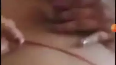 Shy Indian wife sucking dick of hubby on cam