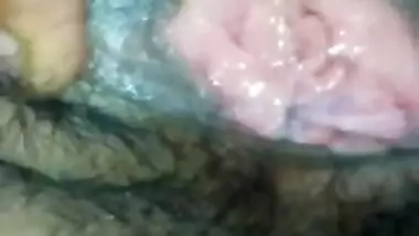 Indian husband fingers and licks wifes Pink pussy
