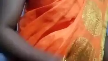 swetha tamil wife saree strip record video