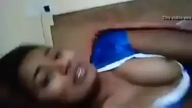 Nipple slip of Swathi Naidu during a video message