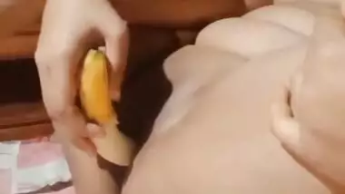 Fruit sexing alone erotic girl.