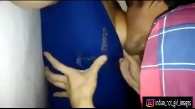 Indian Desi teen couple having fun