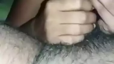 horny desi wife playing with hubbys thick cock