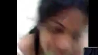telugu girl showing her boobs and fingering video call