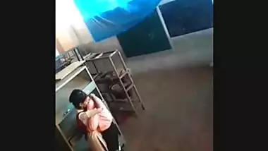 School girl fucked by her teacher in store room
