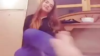 Sexy pussy fingering selfie video for her secret lover