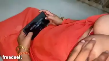 XXX video on phone motivates Desi Bhabhi to try anal with friend