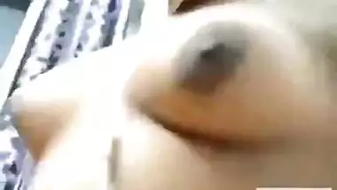 College girl with firm boobs video call