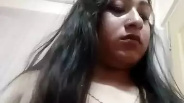Bangladeshi Married Wife Smoking While Pressing Boobs And Showing Pussy In Bathroom