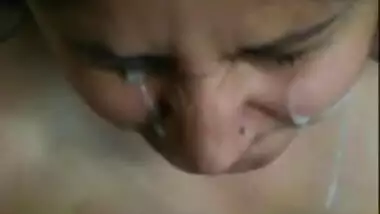 Handjob n cum on face