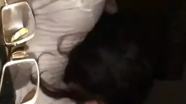 Paki hot couple at night BJ and boobs suck