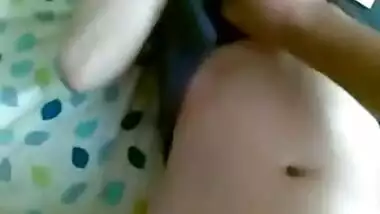 Cumming on the face of the hot NRI school girl