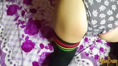 Teen In Stockings Trying Different Sex Poses