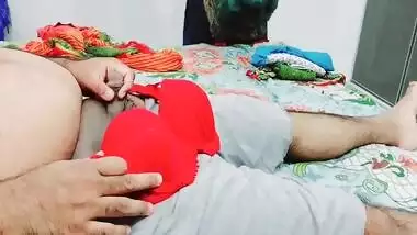 Desi Mom Catches Stepson Masturbating On Her Bra Panty Than Helping Him To Cum With Clear Hindi Voice Romantic