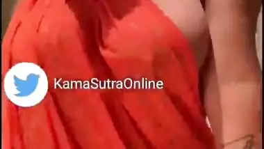 Oasi Das In Orange Saree Hindi Audio Part 1