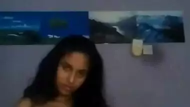 Shy and cute kerela girl showing part 1