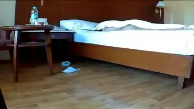 My friends wife anjali daring infront of room service