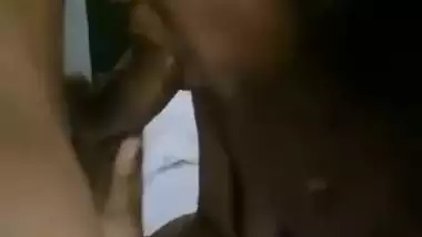 Indian blowjob and desi chudai in front of a mirror