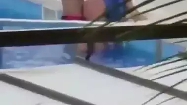 Caught Fucking In Swimming Pool Publicly