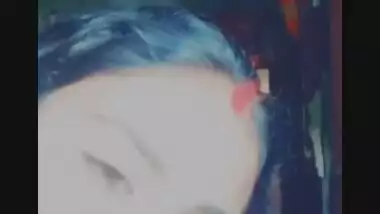 Unsatisfied Bengali Boudi showing boobs on video call