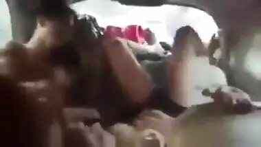 Delhi Naked Girls Showing Off In The Car