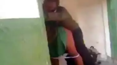 Young girl’s ass banged in the school