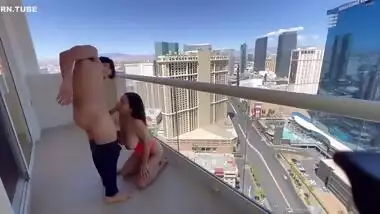 L A S In Balcony Fucking Hailey Rose In Vegas Hotel Ig: Haileyrose.teen