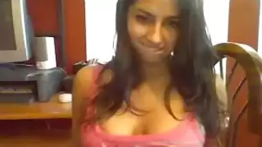 Indian Babe On Webcam.