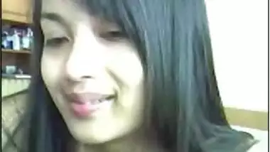 Hot school girl fingering herself on a webcam