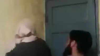 Hijab sister fucked in university bathroom