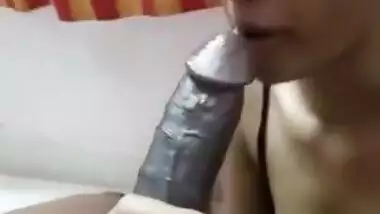 Today Exclusive-super Hot Look Desi Girl Give Nice Blowjob To Lover