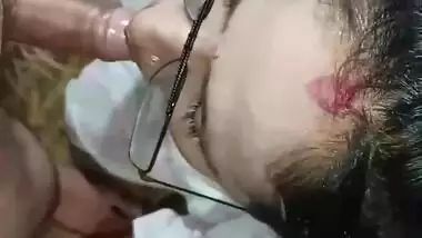 Desi Bhabhi blowjob and fucked in doggy style