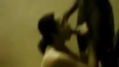 Indian wife blows African guy and gets her pussy licked