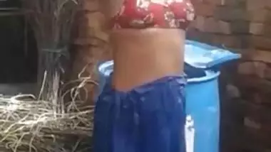 Girl changes clothes but brazen Indian guy sticks around to film her