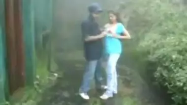 British Indian couple fuck in rain storm at hill station
