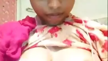 Most Viral Cute Young Teen Tiktok Girl Show Vagina and Pressing Big Bo