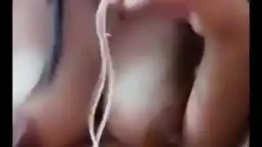 Horny girl masturbating